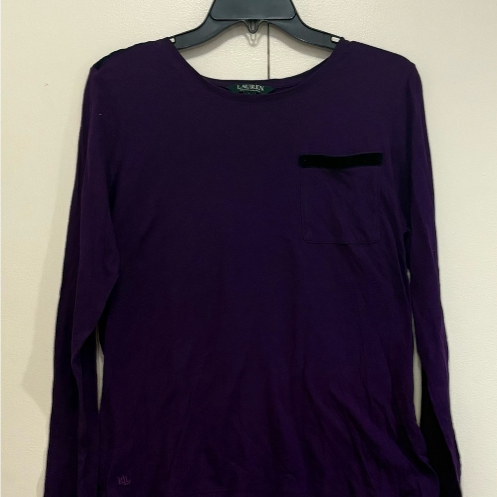 Ralph Lauren Deep Purple Tee - Picture 3 of 5